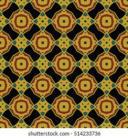 The endless texture.Vector ornaments. Abstract geometric illustration. Pattern for website, corporate style, party invitation, wallpaper.