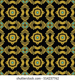 The endless texture.Vector ornaments. Abstract geometric illustration. Pattern for website, corporate style, party invitation, wallpaper.