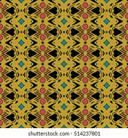 The endless texture.Vector ornaments. Abstract geometric illustration. Pattern for website, corporate style, party invitation, wallpaper.