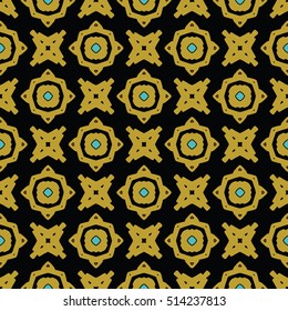 The endless texture.Vector ornaments. Abstract geometric illustration. Pattern for website, corporate style, party invitation, wallpaper.