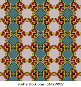 The endless texture.Vector ornaments. Abstract geometric illustration. Pattern for website, corporate style, party invitation, wallpaper.