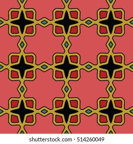 The endless texture.Vector ornaments. Abstract geometric illustration. Pattern for website, corporate style, party invitation, wallpaper.