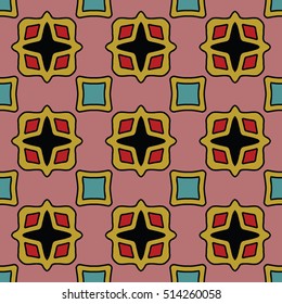 The endless texture.Vector ornaments. Abstract geometric illustration. Pattern for website, corporate style, party invitation, wallpaper.