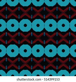 The endless texture.Vector ornaments. Abstract geometric illustration. Pattern for website, corporate style, party invitation, wallpaper.