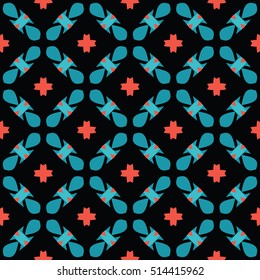 The endless texture.Vector ornaments. Abstract geometric illustration. Pattern for website, corporate style, party invitation, wallpaper.