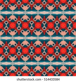 The endless texture.Vector ornaments. Abstract geometric illustration. Pattern for website, corporate style, party invitation, wallpaper.
