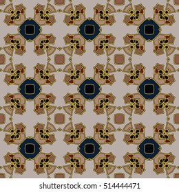 The endless texture.Vector ornaments. Abstract geometric illustration. Pattern for website, corporate style, party invitation, wallpaper.