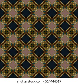 The endless texture.Vector ornaments. Abstract geometric illustration. Pattern for website, corporate style, party invitation, wallpaper.