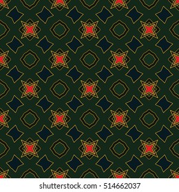 The endless texture.Vector ornaments. Abstract geometric illustration. Pattern for website, corporate style, party invitation, wallpaper.