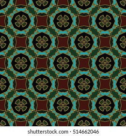 The endless texture.Vector ornaments. Abstract geometric illustration. Pattern for website, corporate style, party invitation, wallpaper.