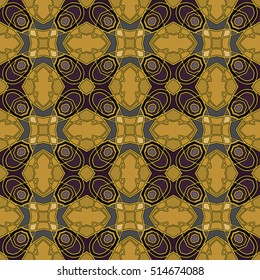 The endless texture.Vector ornaments. Abstract geometric illustration. Pattern for website, corporate style, party invitation, wallpaper.