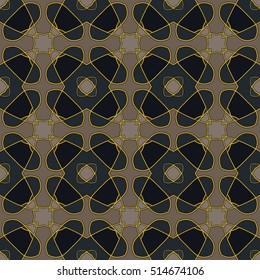 The endless texture.Vector ornaments. Abstract geometric illustration. Pattern for website, corporate style, party invitation, wallpaper.