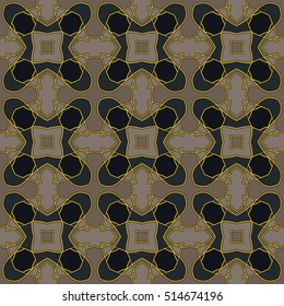 The endless texture.Vector ornaments. Abstract geometric illustration. Pattern for website, corporate style, party invitation, wallpaper.
