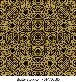 The endless texture.Vector ornaments. Abstract geometric illustration. Pattern for website, corporate style, party invitation, wallpaper.