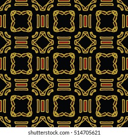 The endless texture.Vector ornaments. Abstract geometric illustration. Pattern for website, corporate style, party invitation, wallpaper.