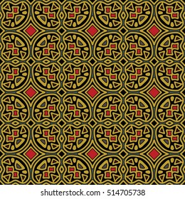 The endless texture.Vector ornaments. Abstract geometric illustration. Pattern for website, corporate style, party invitation, wallpaper.