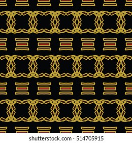 The endless texture.Vector ornaments. Abstract geometric illustration. Pattern for website, corporate style, party invitation, wallpaper.