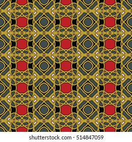 The endless texture.Vector ornaments. Abstract geometric illustration. Pattern for website, corporate style, party invitation, wallpaper.