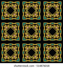 The endless texture.Vector ornaments. Abstract geometric illustration. Pattern for website, corporate style, party invitation, wallpaper.
