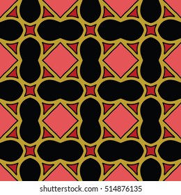 The endless texture.Vector ornaments. Abstract geometric illustration. Pattern for website, corporate style, party invitation, wallpaper.