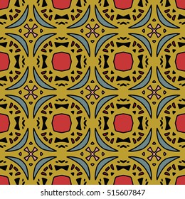 The endless texture.Vector ornaments. Abstract geometric illustration. Pattern for website, corporate style, party invitation, wallpaper.