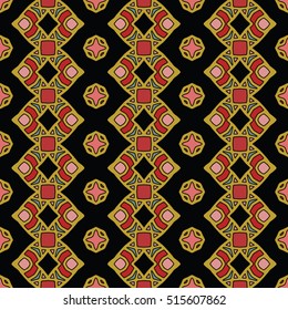 The endless texture.Vector ornaments. Abstract geometric illustration. Pattern for website, corporate style, party invitation, wallpaper.
