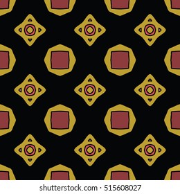 The endless texture.Vector ornaments. Abstract geometric illustration. Pattern for website, corporate style, party invitation, wallpaper.