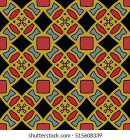 The endless texture.Vector ornaments. Abstract geometric illustration. Pattern for website, corporate style, party invitation, wallpaper.