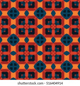 The endless texture.Vector ornaments. Abstract geometric illustration. Pattern for website, corporate style, party invitation, wallpaper.