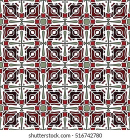 The endless texture.Vector ornaments. Abstract geometric illustration. Pattern for website, corporate style, party invitation, wallpaper.