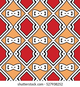 The endless texture.Vector ornaments. Abstract geometric illustration. Pattern for website, corporate style, party invitation, wallpaper.