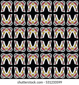 The endless texture.Vector ornaments. Abstract geometric illustration. Pattern for website, corporate style, party invitation, wallpaper.