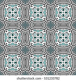The endless texture.Vector ornaments. Abstract geometric illustration. Pattern for website, corporate style, party invitation, wallpaper.