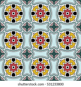 The endless texture.Vector ornaments. Abstract geometric illustration. Pattern for website, corporate style, party invitation, wallpaper.