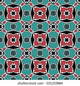 The endless texture.Vector ornaments. Abstract geometric illustration. Pattern for website, corporate style, party invitation, wallpaper.