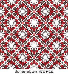The endless texture.Vector ornaments. Abstract geometric illustration. Pattern for website, corporate style, party invitation, wallpaper.