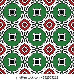 The endless texture.Vector ornaments. Abstract geometric illustration. Pattern for website, corporate style, party invitation, wallpaper.