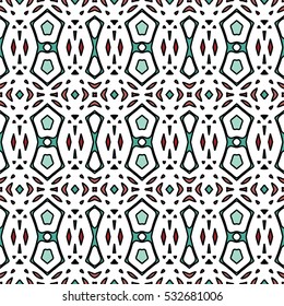 The endless texture.Vector ornaments. Abstract geometric illustration. Pattern for website, corporate style, party invitation, wallpaper.