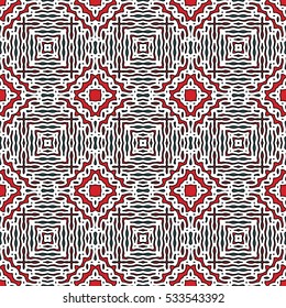 The endless texture.Vector ornaments. Abstract geometric illustration. Pattern for website, corporate style, party invitation, wallpaper.