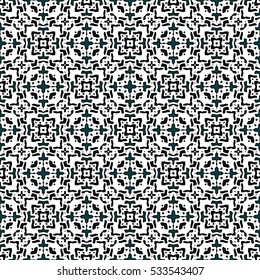 The endless texture.Vector ornaments. Abstract geometric illustration. Pattern for website, corporate style, party invitation, wallpaper.