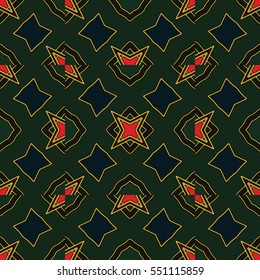 The endless texture.Vector ornaments. Abstract geometric illustration. Pattern for website, corporate style, party invitation, wallpaper.