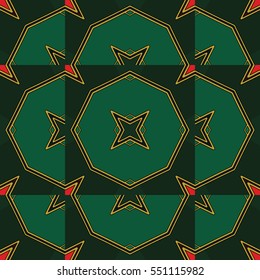 The endless texture.Vector ornaments. Abstract geometric illustration. Pattern for website, corporate style, party invitation, wallpaper.