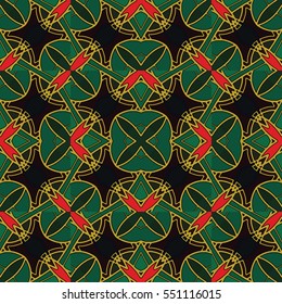 The endless texture.Vector ornaments. Abstract geometric illustration. Pattern for website, corporate style, party invitation, wallpaper.