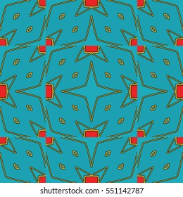 The endless texture.Vector ornaments. Abstract geometric illustration. Pattern for website, corporate style, party invitation, wallpaper.