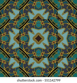 The endless texture.Vector ornaments. Abstract geometric illustration. Pattern for website, corporate style, party invitation, wallpaper.