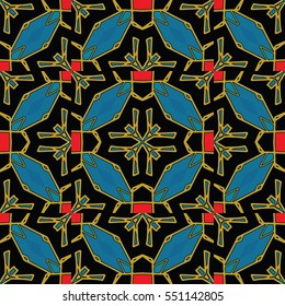 The endless texture.Vector ornaments. Abstract geometric illustration. Pattern for website, corporate style, party invitation, wallpaper.
