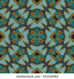 The endless texture.Vector ornaments. Abstract geometric illustration. Pattern for website, corporate style, party invitation, wallpaper.