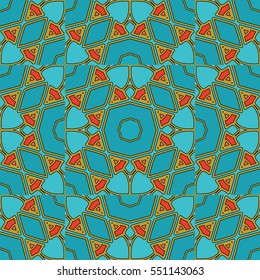 The endless texture.Vector ornaments. Abstract geometric illustration. Pattern for website, corporate style, party invitation, wallpaper.