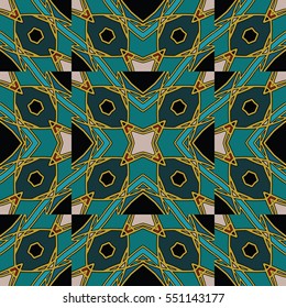 The endless texture.Vector ornaments. Abstract geometric illustration. Pattern for website, corporate style, party invitation, wallpaper.