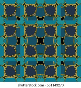 The endless texture.Vector ornaments. Abstract geometric illustration. Pattern for website, corporate style, party invitation, wallpaper.